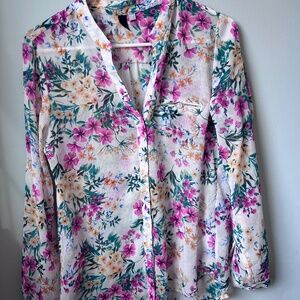 Kut from the Kloth Floral Blouse Size S